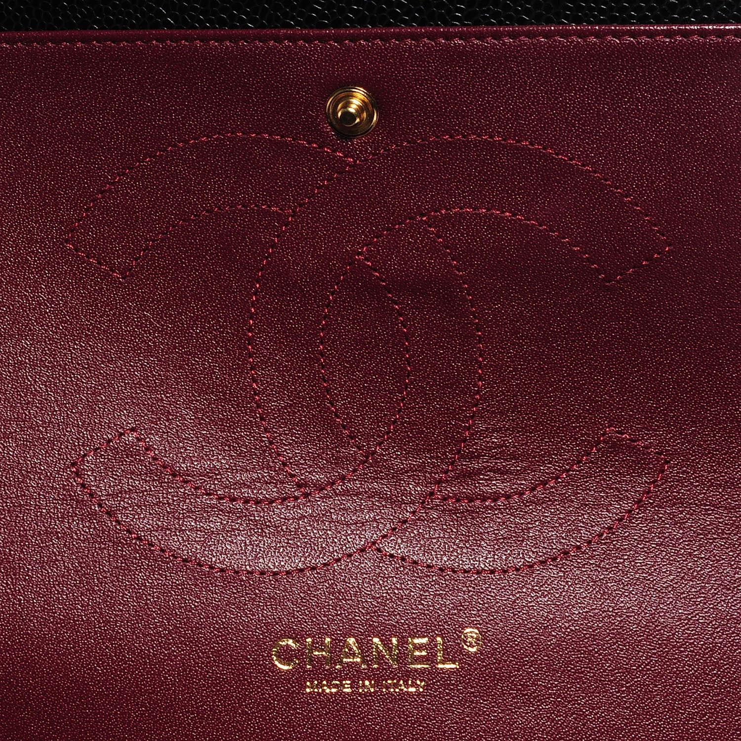 Chanel Caviar Quilted Jumbo Double Flap Black 7 of 9