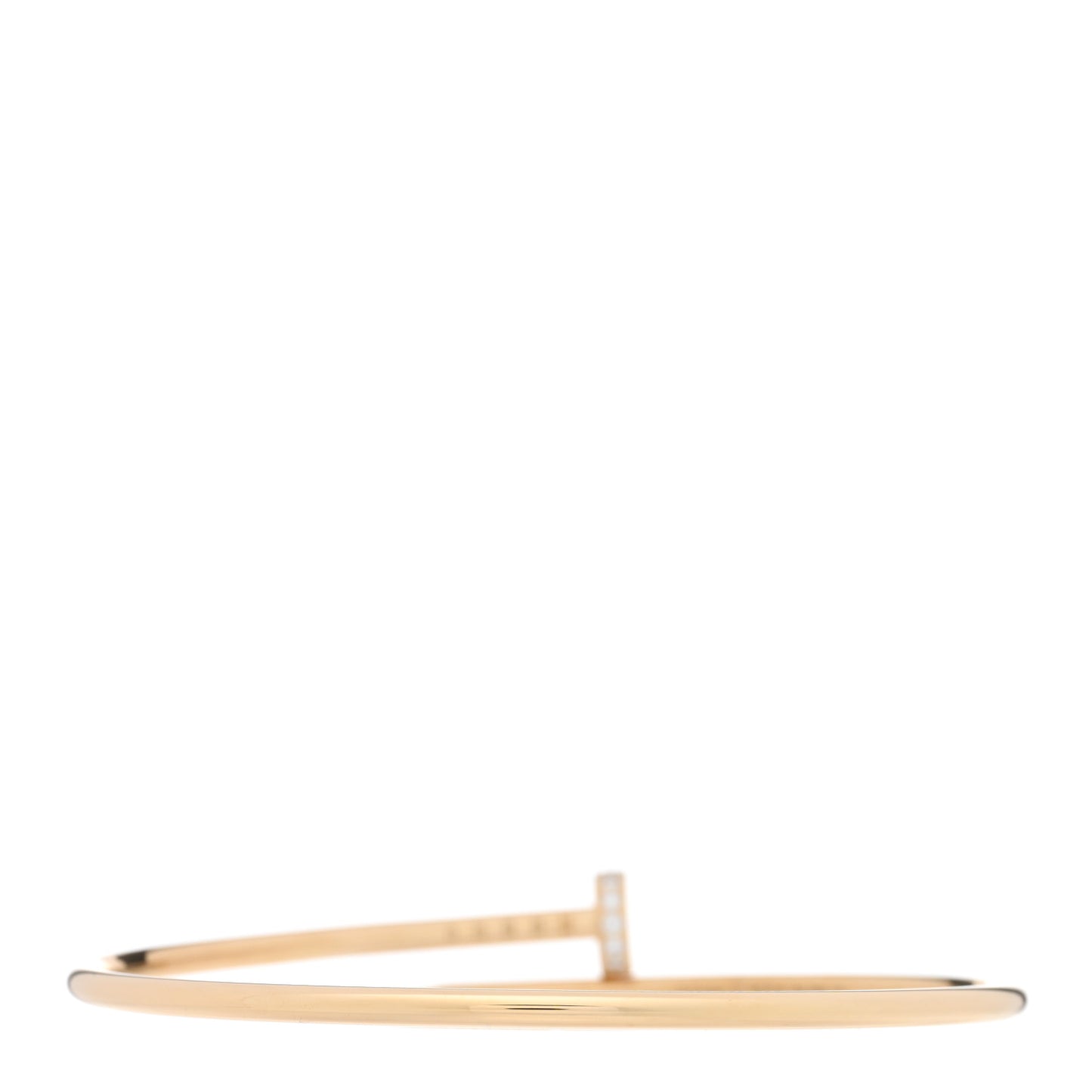 18K Yellow Gold Diamond Small Juste Un Clou Bracelet 17