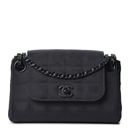 Chanel Nylon Mini Travel Accordion Flap Black 1 of 13