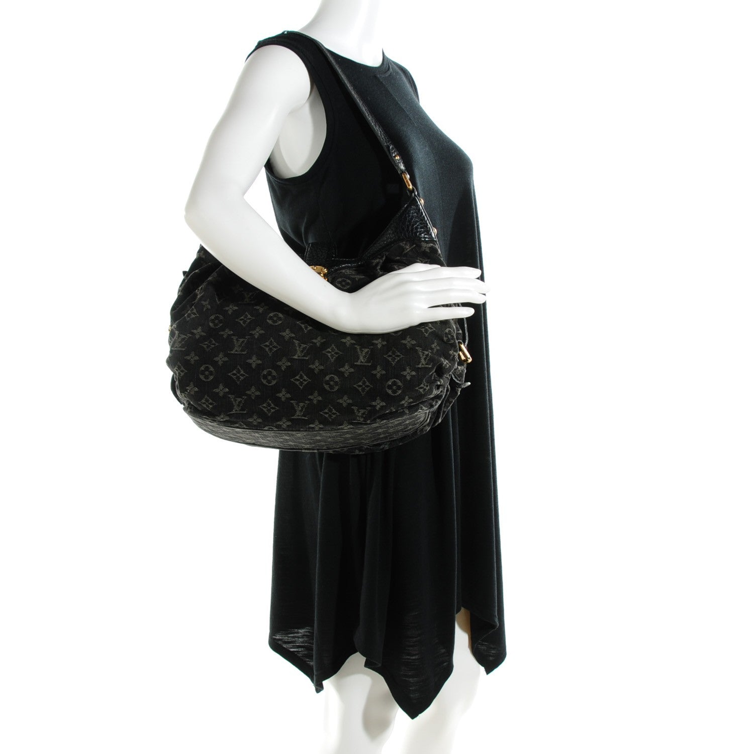 Louis Vuitton Denim Mahina XS Black 2 of 7