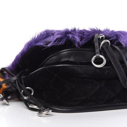 Prada Calf Hair Velluto Corsaire Antic Crossbody Bag Giacinto Black 6 of 10