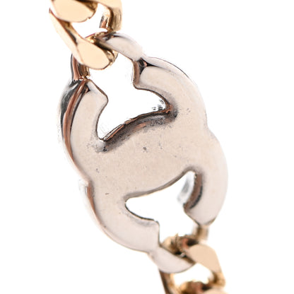 Chanel Crystal Chain CC Choker Gold Silver 6 of 6