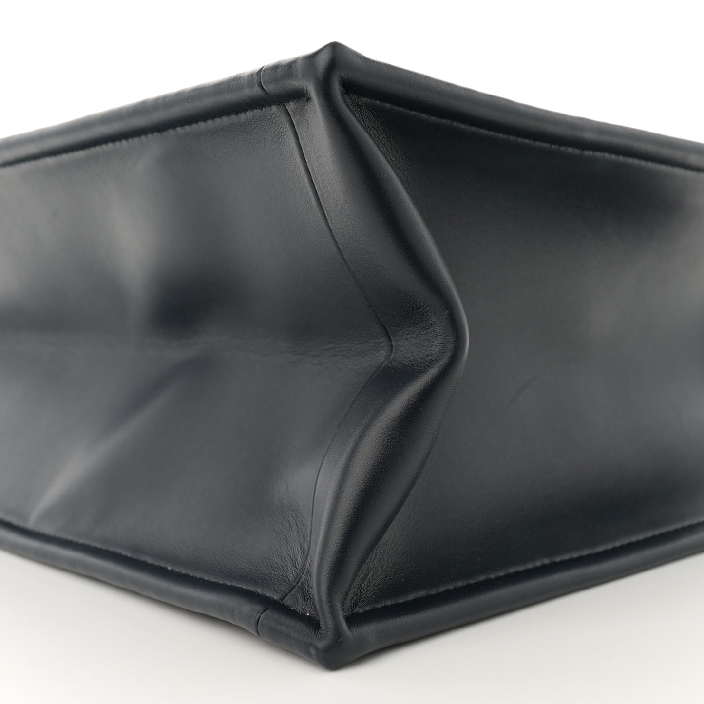 Oblique Calfskin Medium Book Tote With Strap Blue Multicolor Blue Multicolor