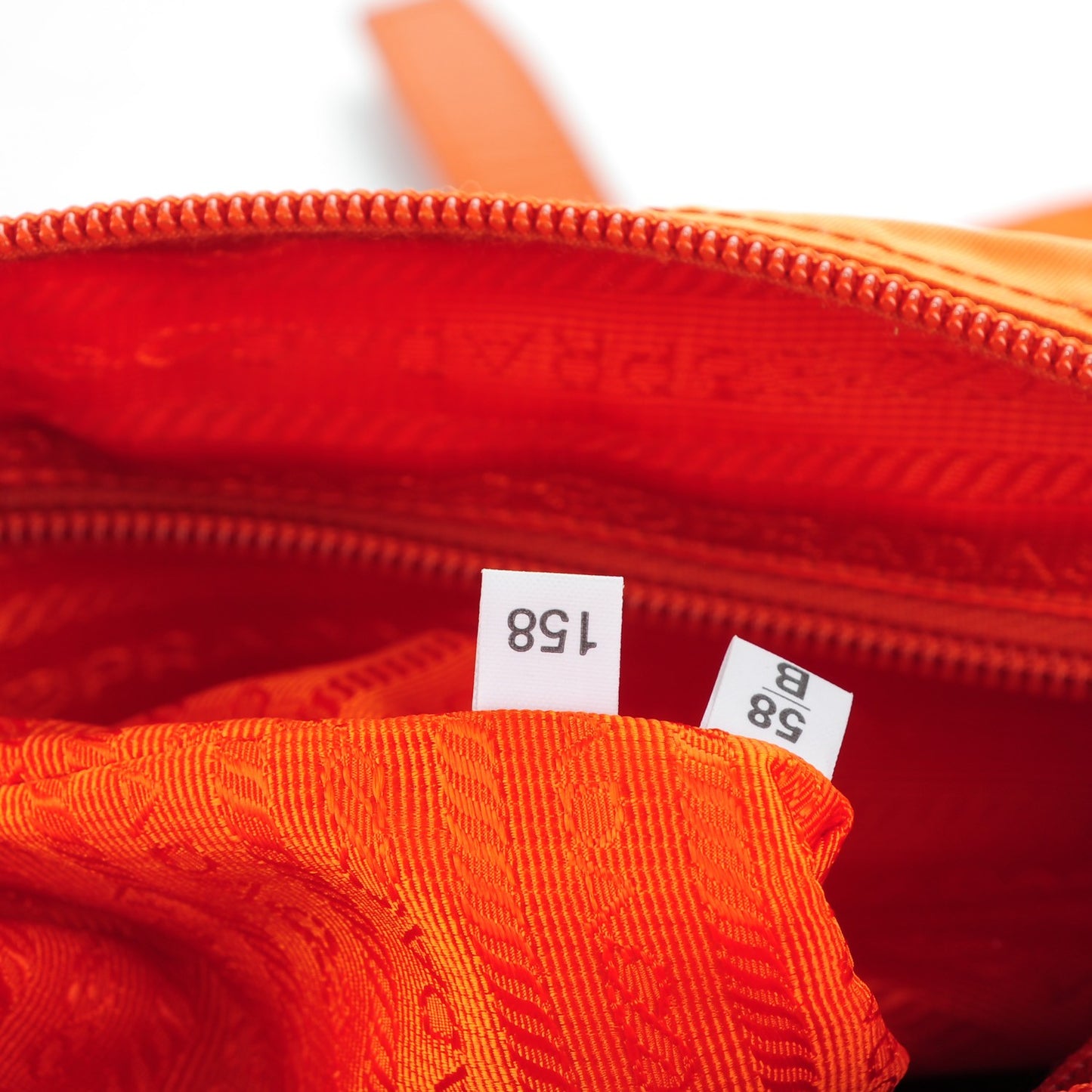 Nylon Vela Messenger Bag Papaya