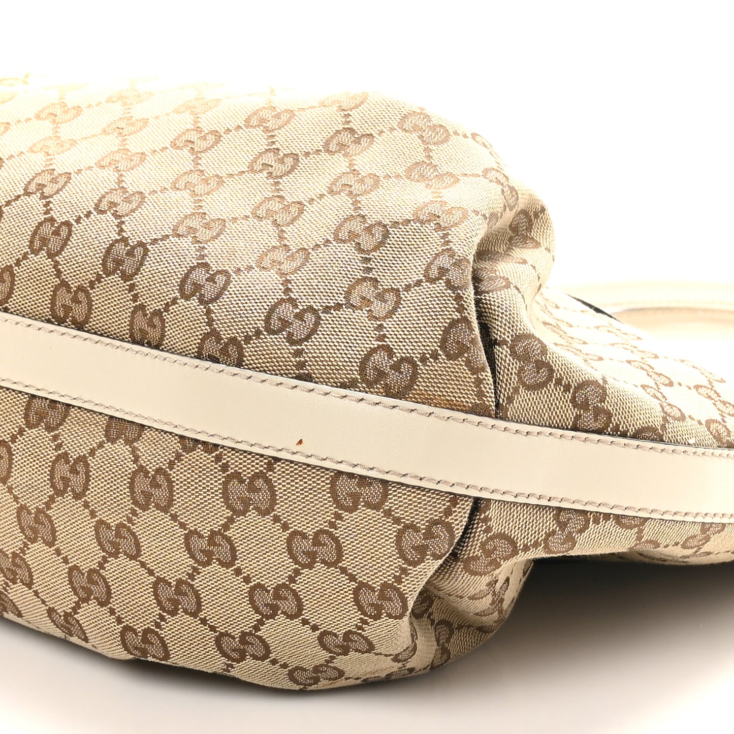 Monogram Medium Scarlett Studded Tote Off White