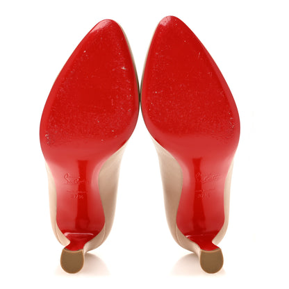 Christian Louboutin Nappa Agneska 85 Pumps 37.5 Nude 6 of 9