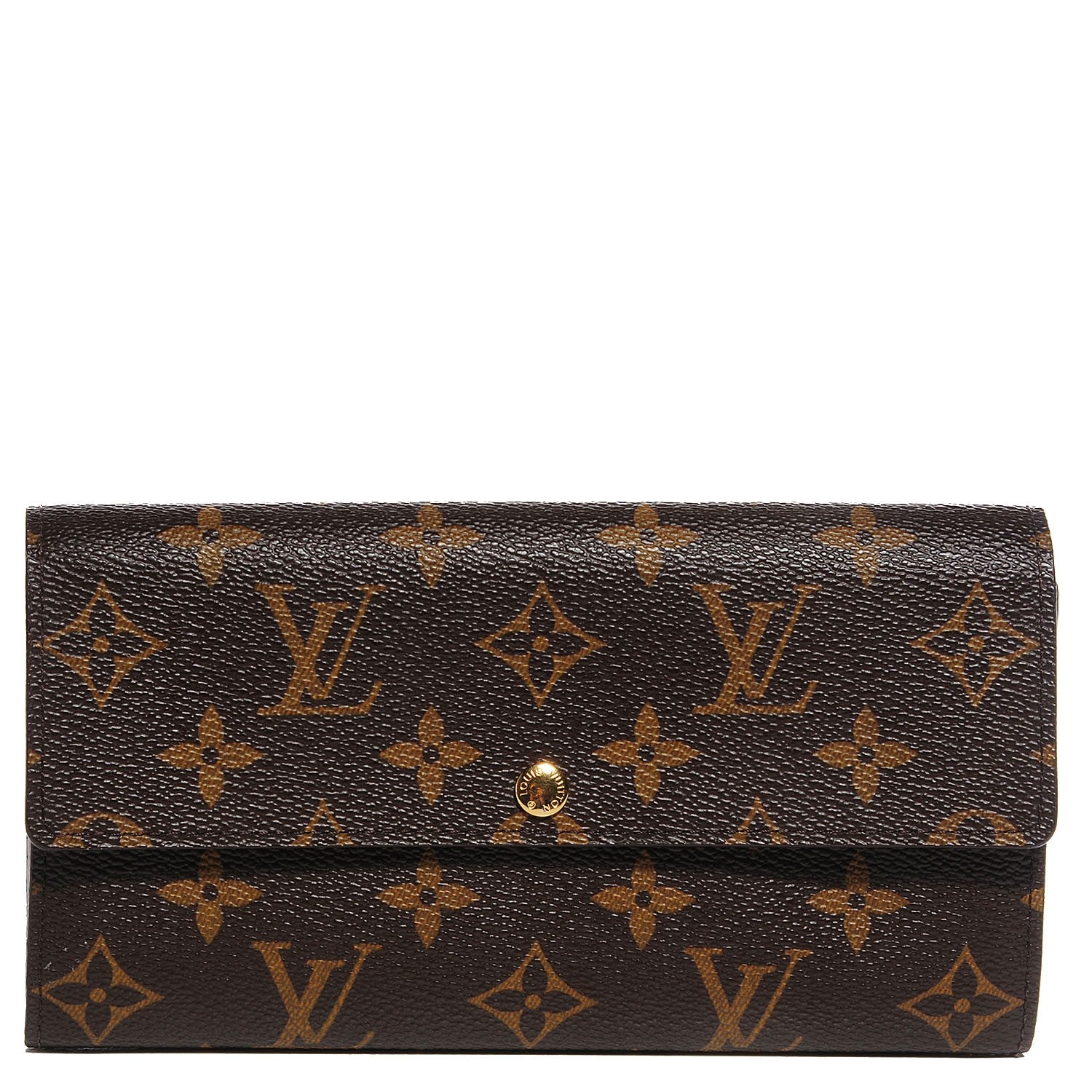 Louis Vuitton Monogram Fleuri Sarah Wallet 1 of 8