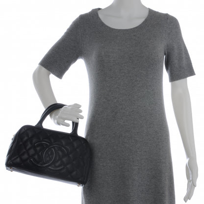 Chanel Caviar Small Bowler Black 2 of 7