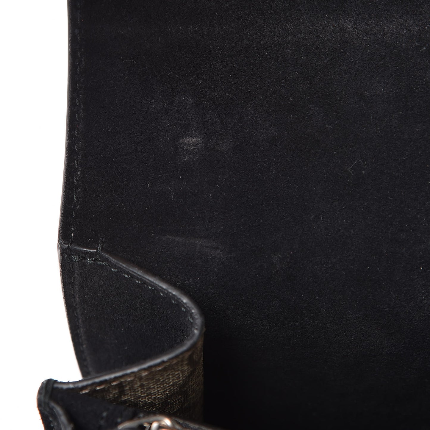 GG Supreme Monogram Small Dionysus Shoulder Bag Black