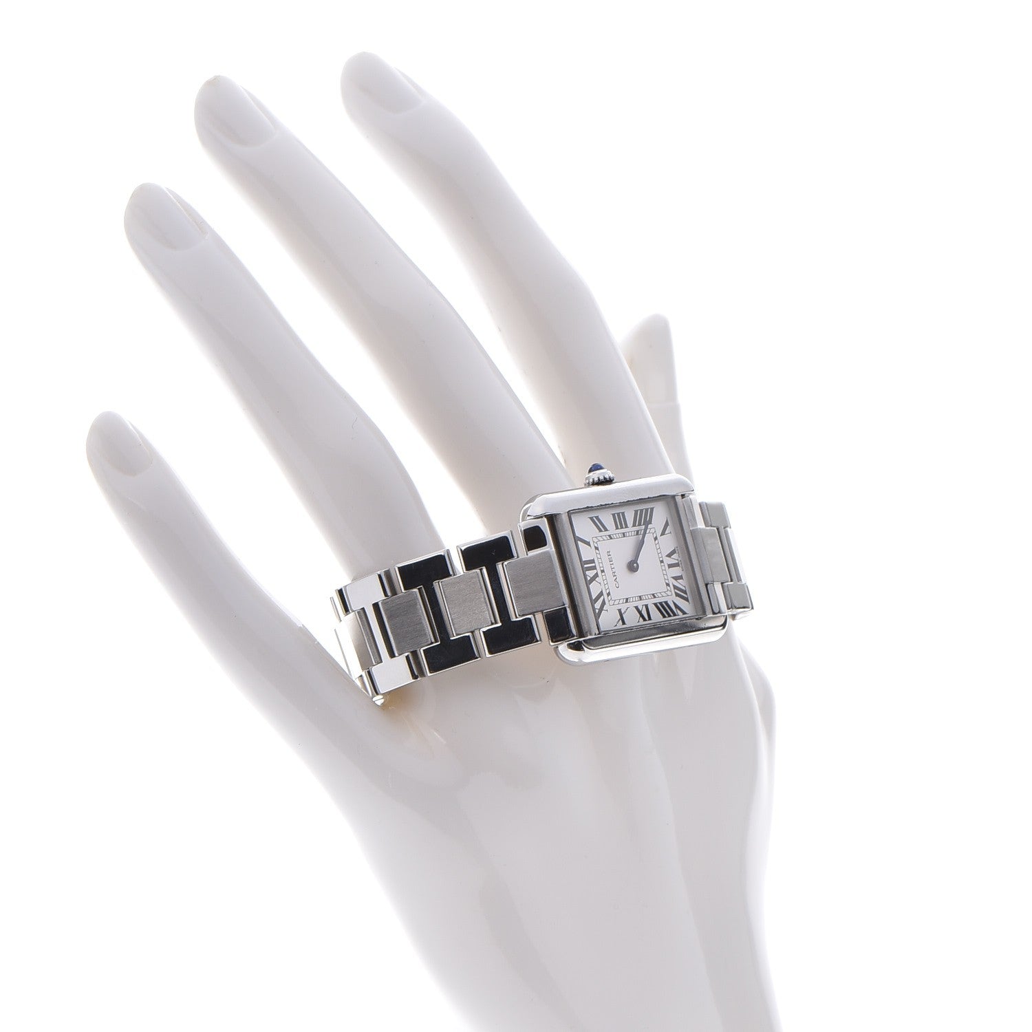 Cartier Stainless Steel 24mm Tank Solo Quartz Watch 2 of 10