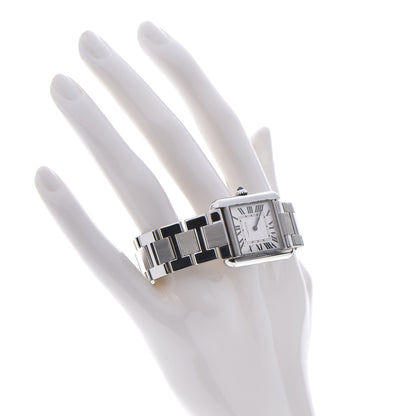 Cartier Stainless Steel 24mm Tank Solo Quartz Watch 2 of 10
