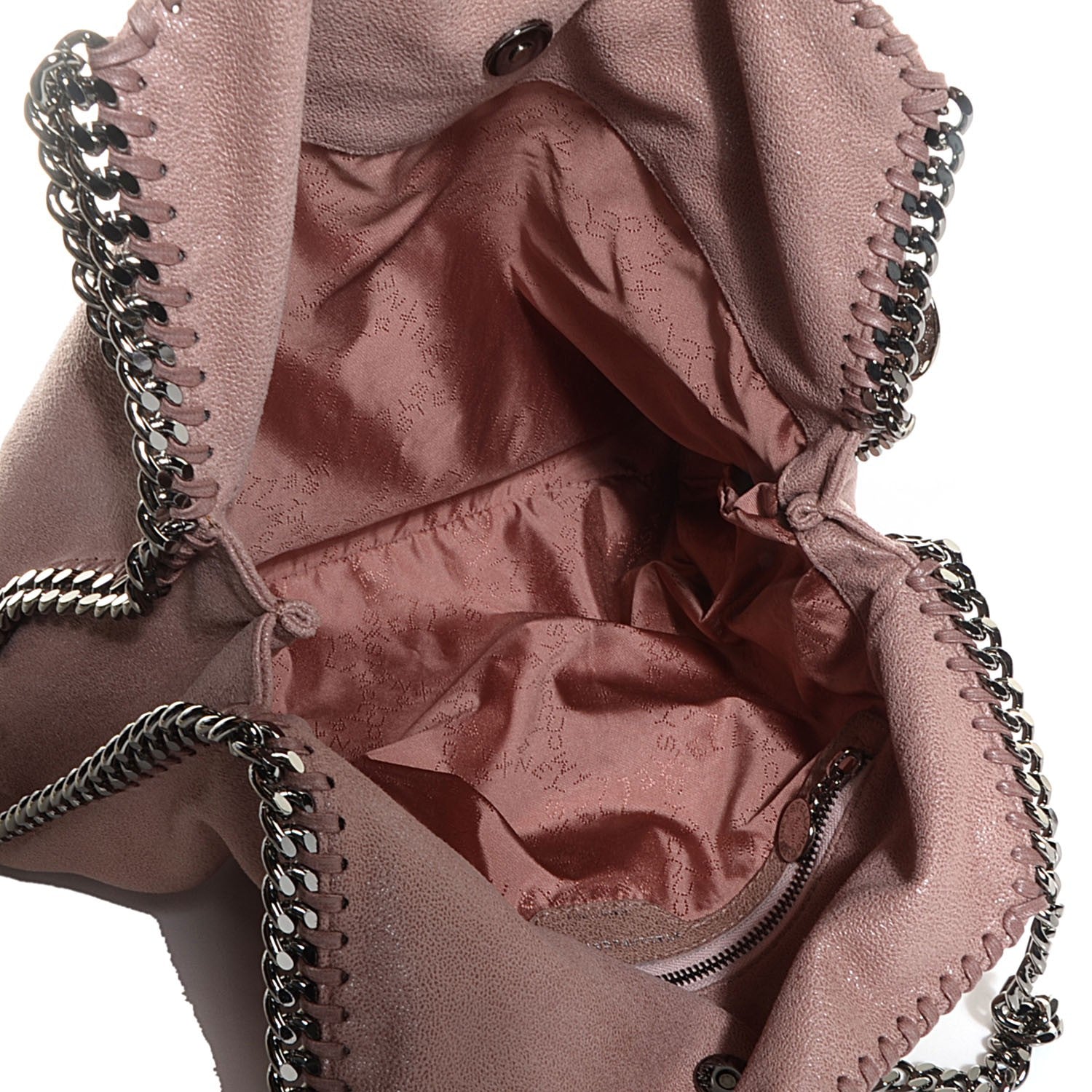 Stella McCartney Faux Leather Shaggy Deer Small Falabella Pink 5 of 9