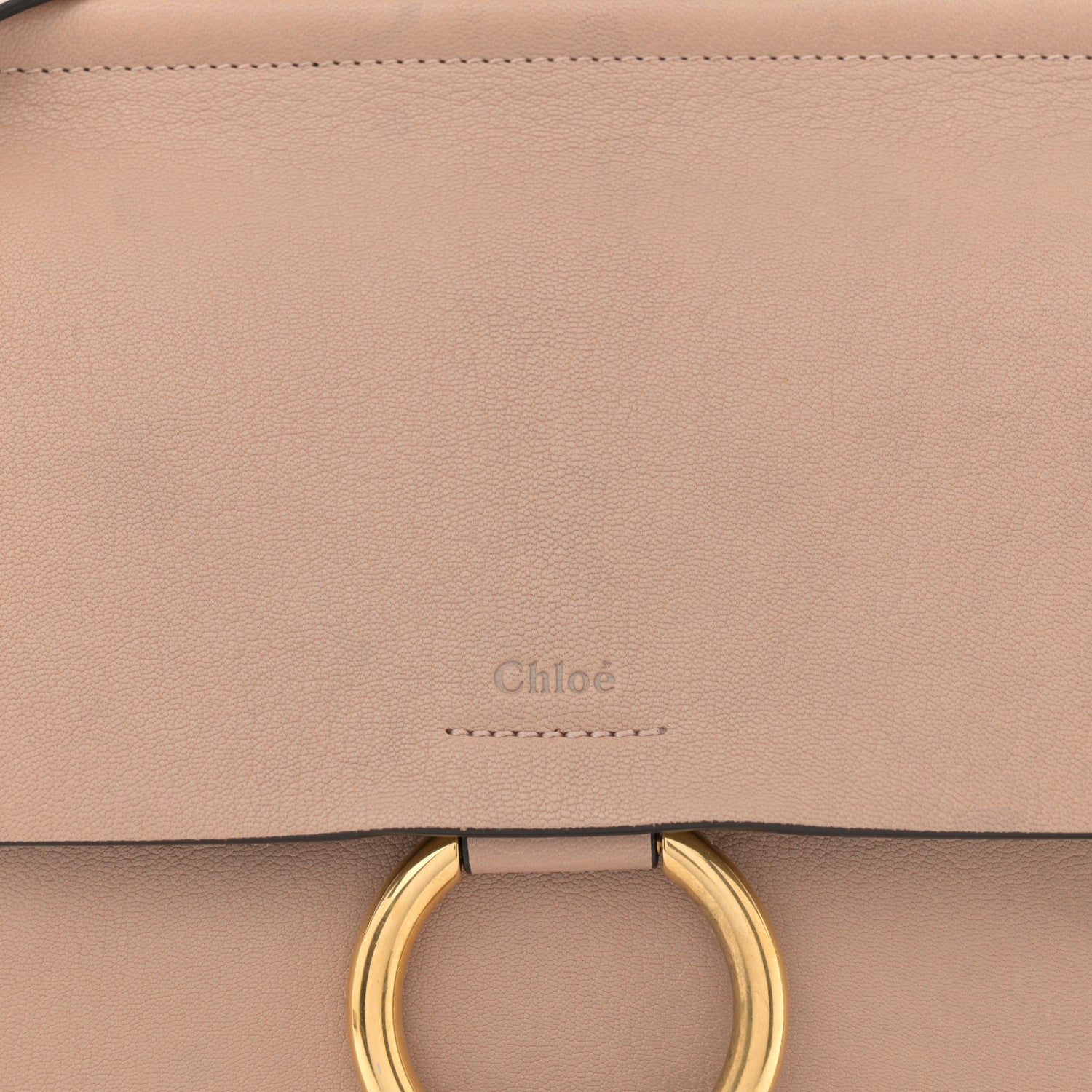 Chloe Calfskin Medium Faye Shoulder Bag Biscotti Beige 9 of 16