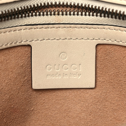 Gucci Calfskin Matelasse Small GG Marmont Shoulder Bag White 5 of 15