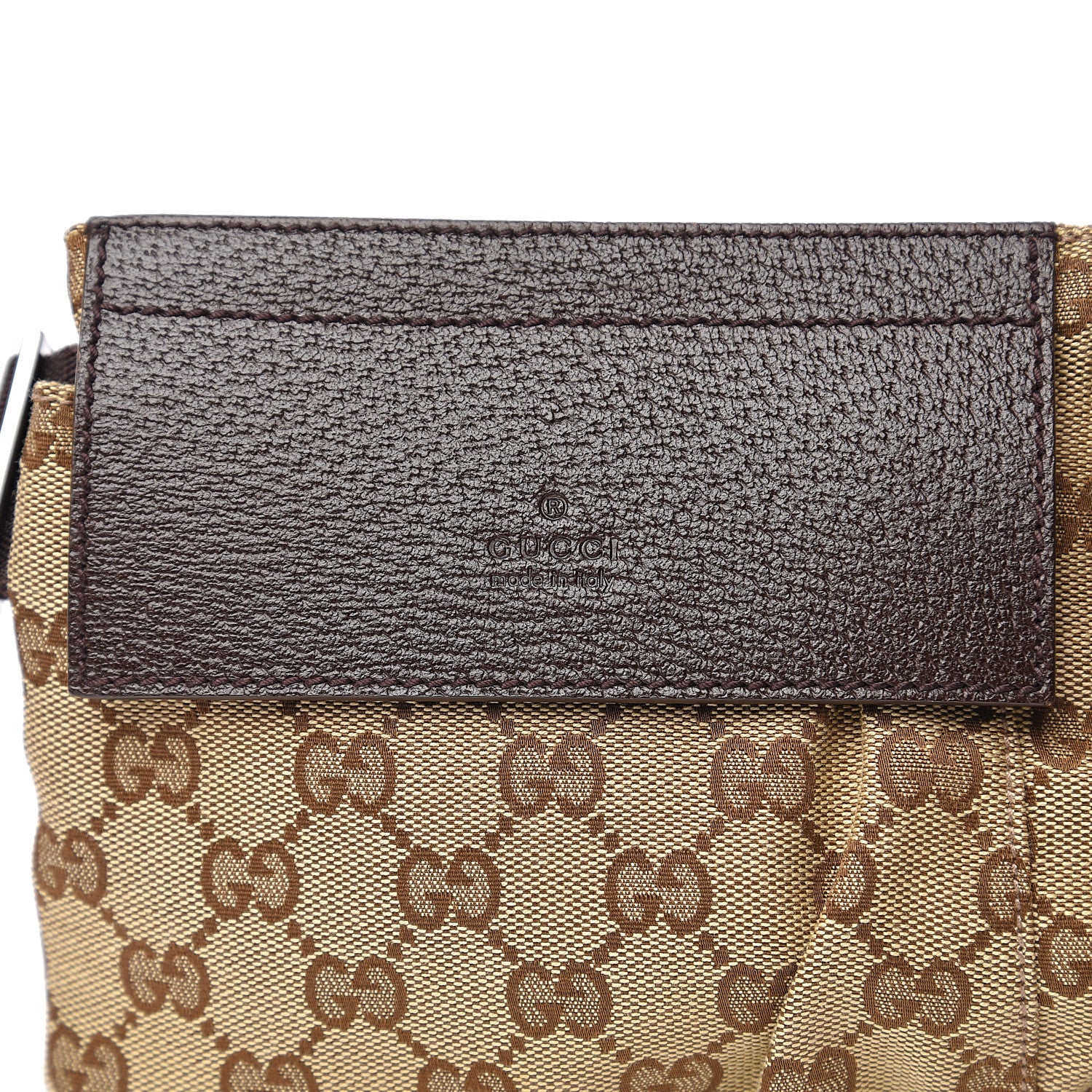 Gucci Monogram Web Belt Bag Dark Brown 9 of 9