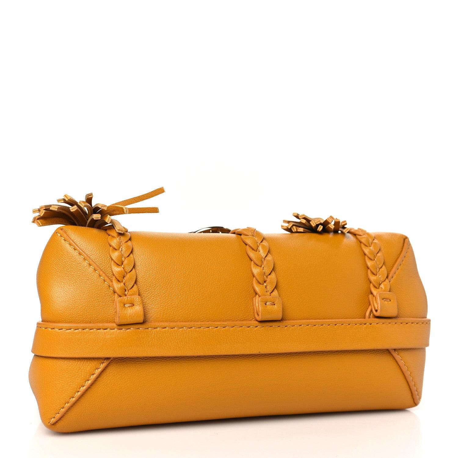 Chloe Smooth Calfskin Mini Penelope Soft Shoulder Bag Golden Yellow 4 of 9