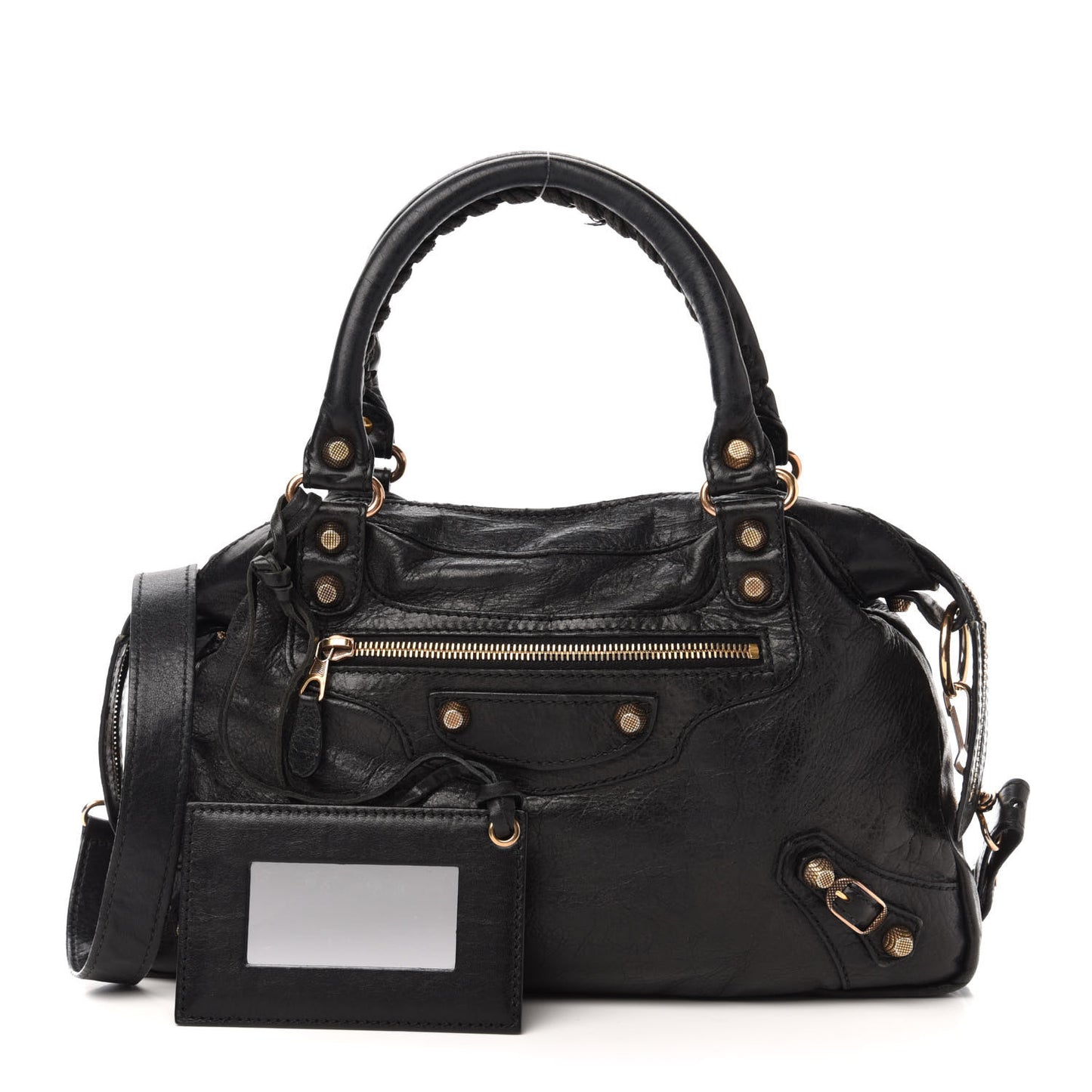Agneau Giant 12 Gold Hardware Town Black