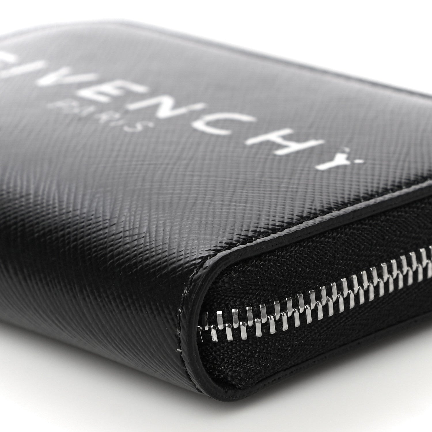 Givenchy Calfskin Logo Print Mini Zip Wallet Black 11 of 11