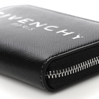 Givenchy Calfskin Logo Print Mini Zip Wallet Black 11 of 11