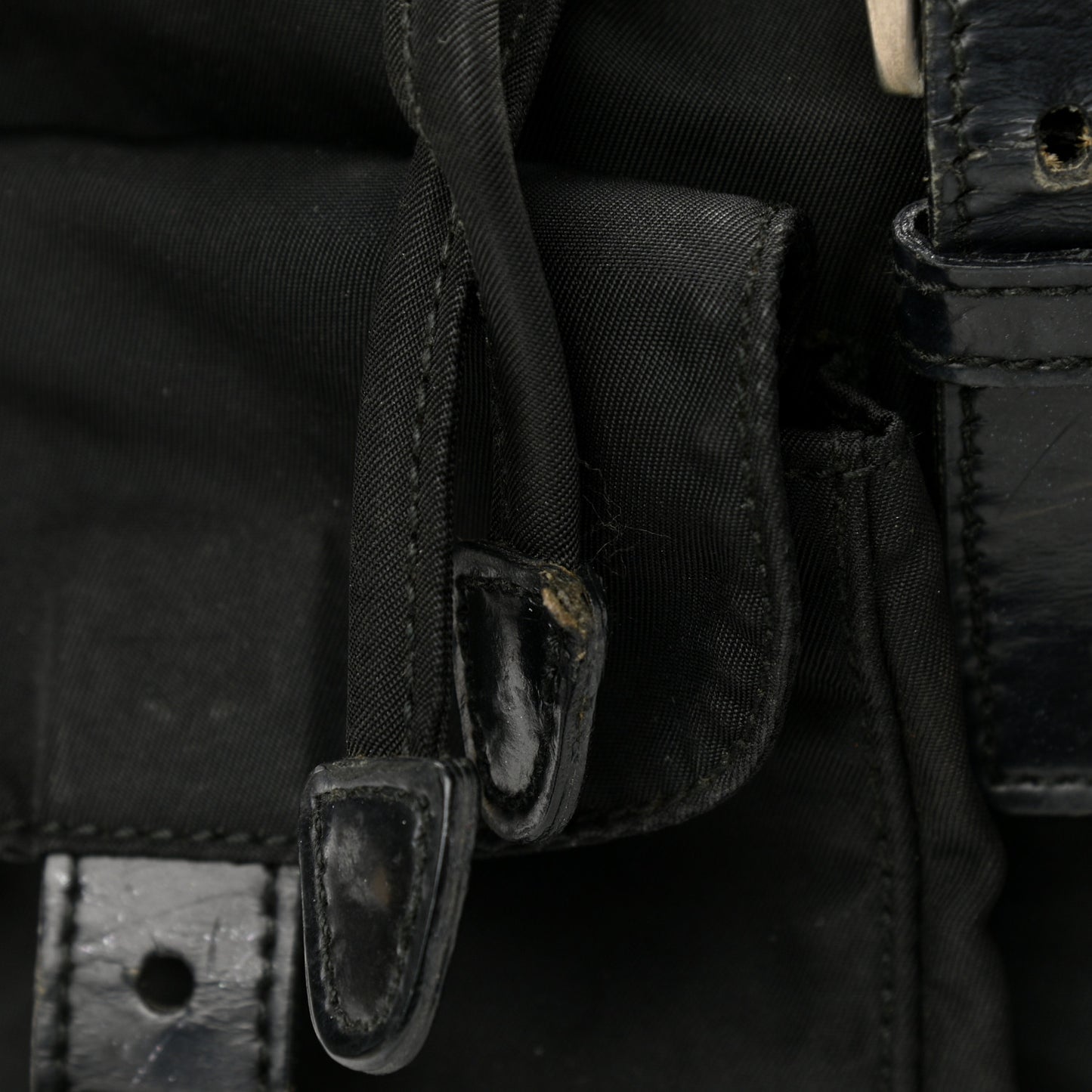 Nylon Vela Backpack Black
