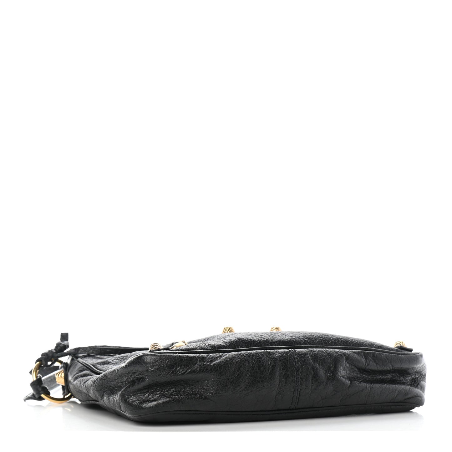 Agneau Giant 12 Gold Hardware Hip Black