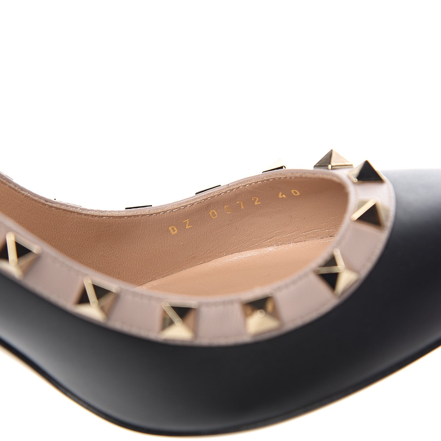 Valentino Garavani Nappa Rockstud 100mm Pumps 40 Black Poudre 8 of 9