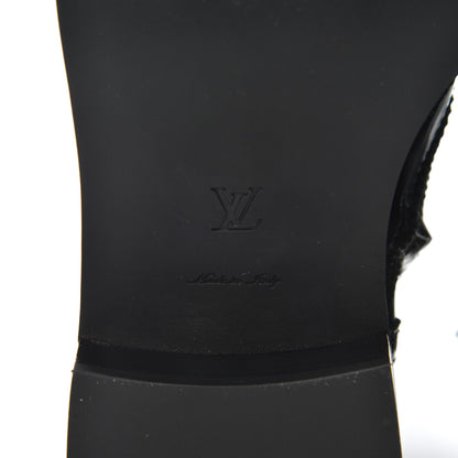 Louis Vuitton Glazed Calfskin Midtown Ankle Boots 41 Black 7 of 9