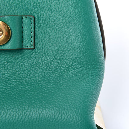 Chloe Calfskin Mini Clare Shoulder Bag Green Turquoise 12 of 14