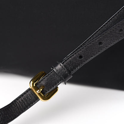 Prada Tessuto Nylon Saffiano Tote Black 13 of 15