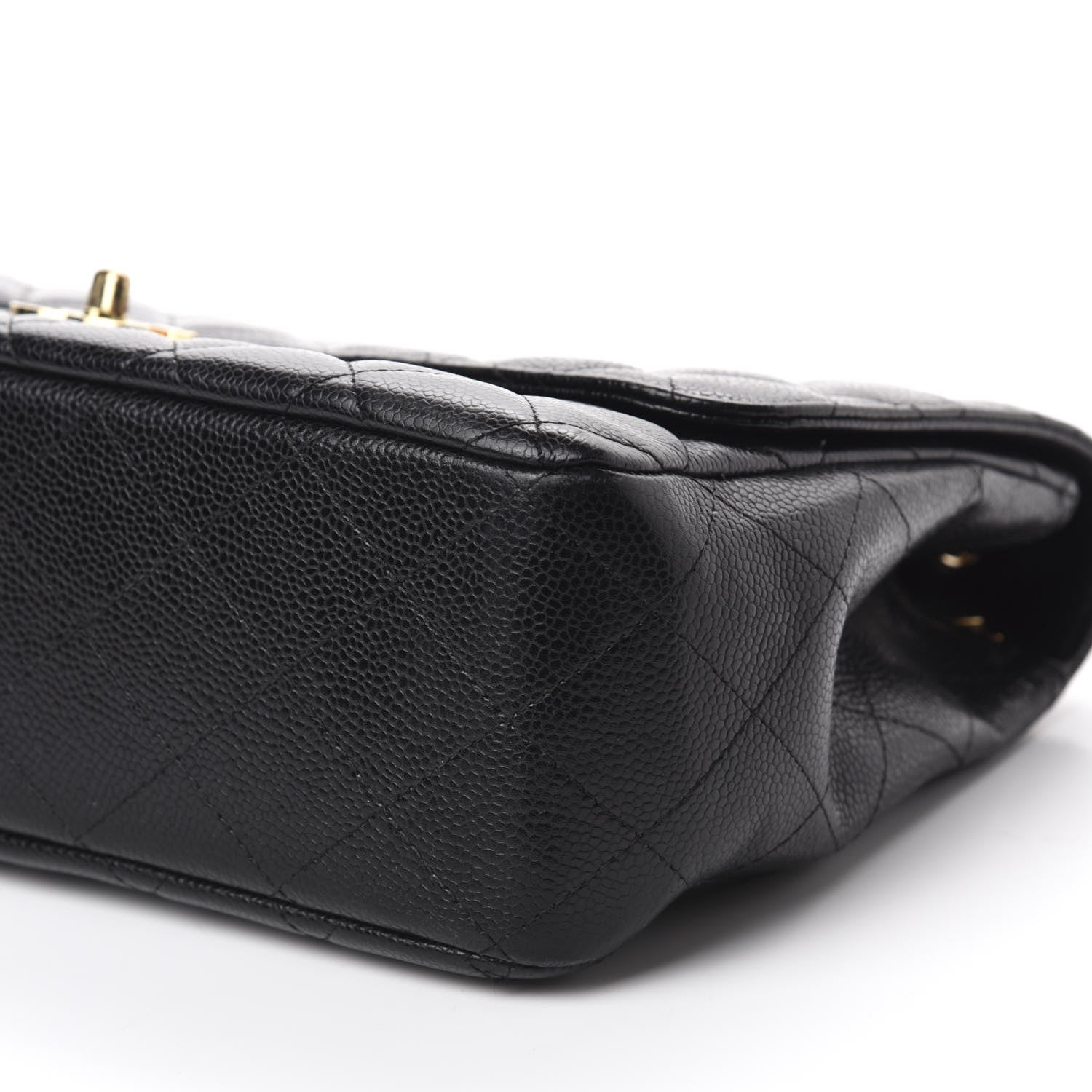 Chanel Caviar Quilted Jumbo Single Flap Black 7 of 12