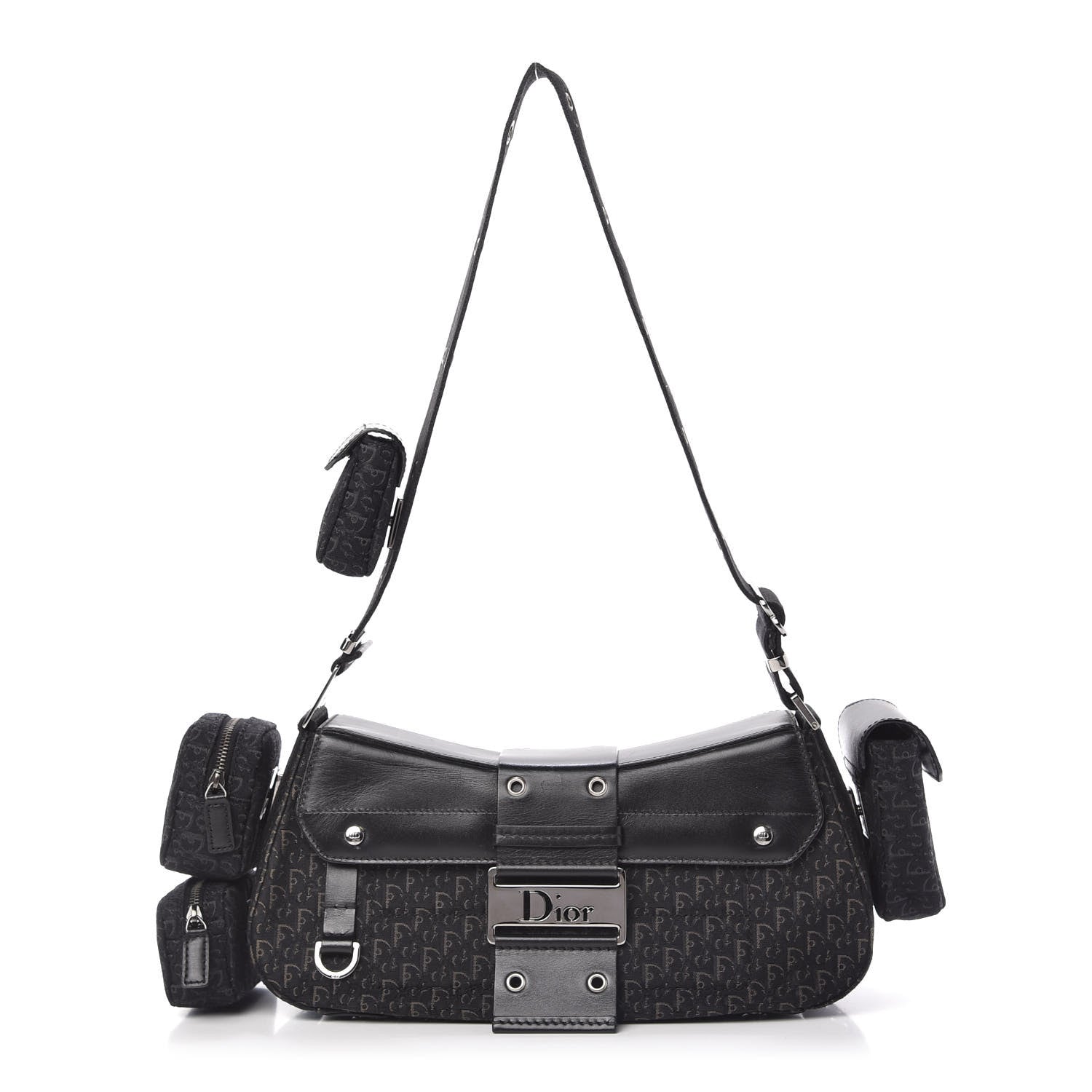 Christian Dior Diorissimo Street Chic Shoulder Bag Black 1 of 10