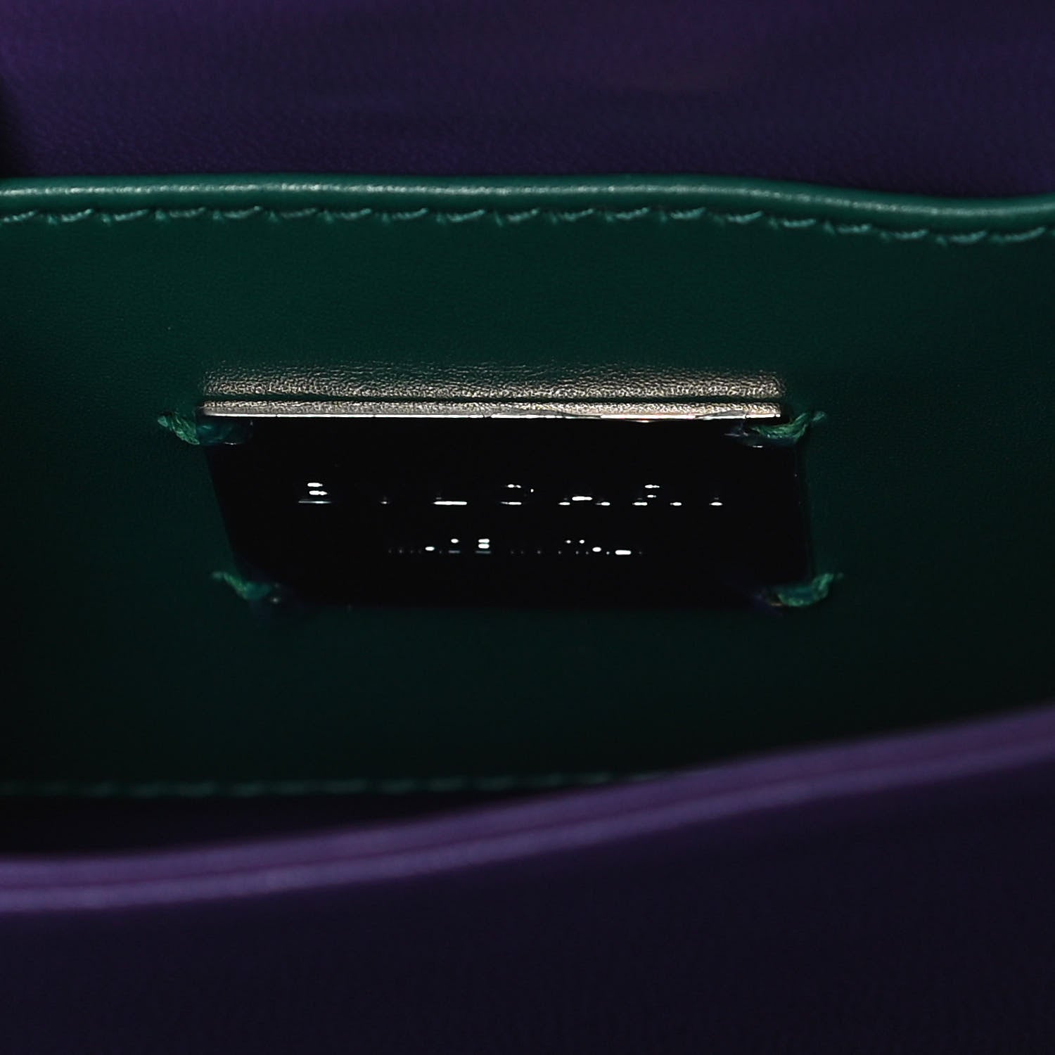 Bulgari Calfskin Galuchat Serpenti Forever Crossbody Green 6 of 13