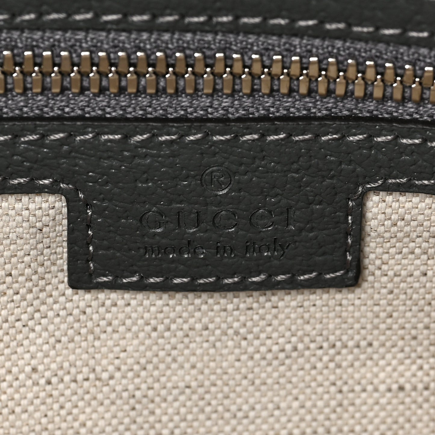 GG Supreme Monogram Textured Dollar Calfskin Medium Savoy Duffle Bag Grey Black Graphite Grey