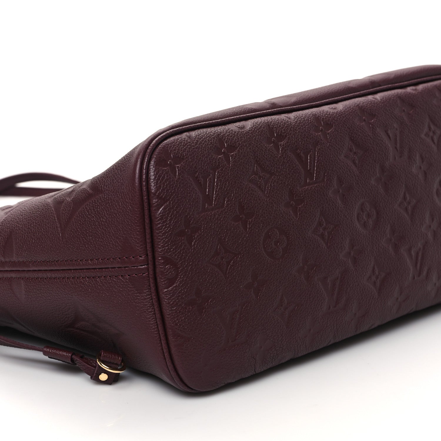 Louis Vuitton Empreinte Monogram Giant Neverfull MM Wine 9 of 10