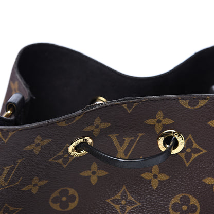 Louis Vuitton Monogram Neonoe MM Black 3 of 13