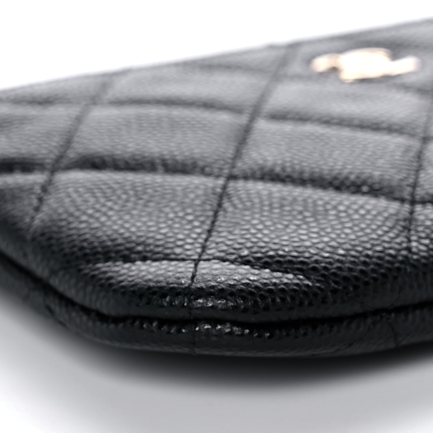 Chanel Caviar Quilted Small Cosmetic Case Black 5 of 10