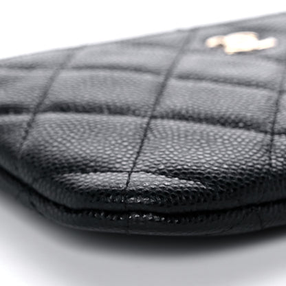 Chanel Caviar Quilted Small Cosmetic Case Black 5 of 10