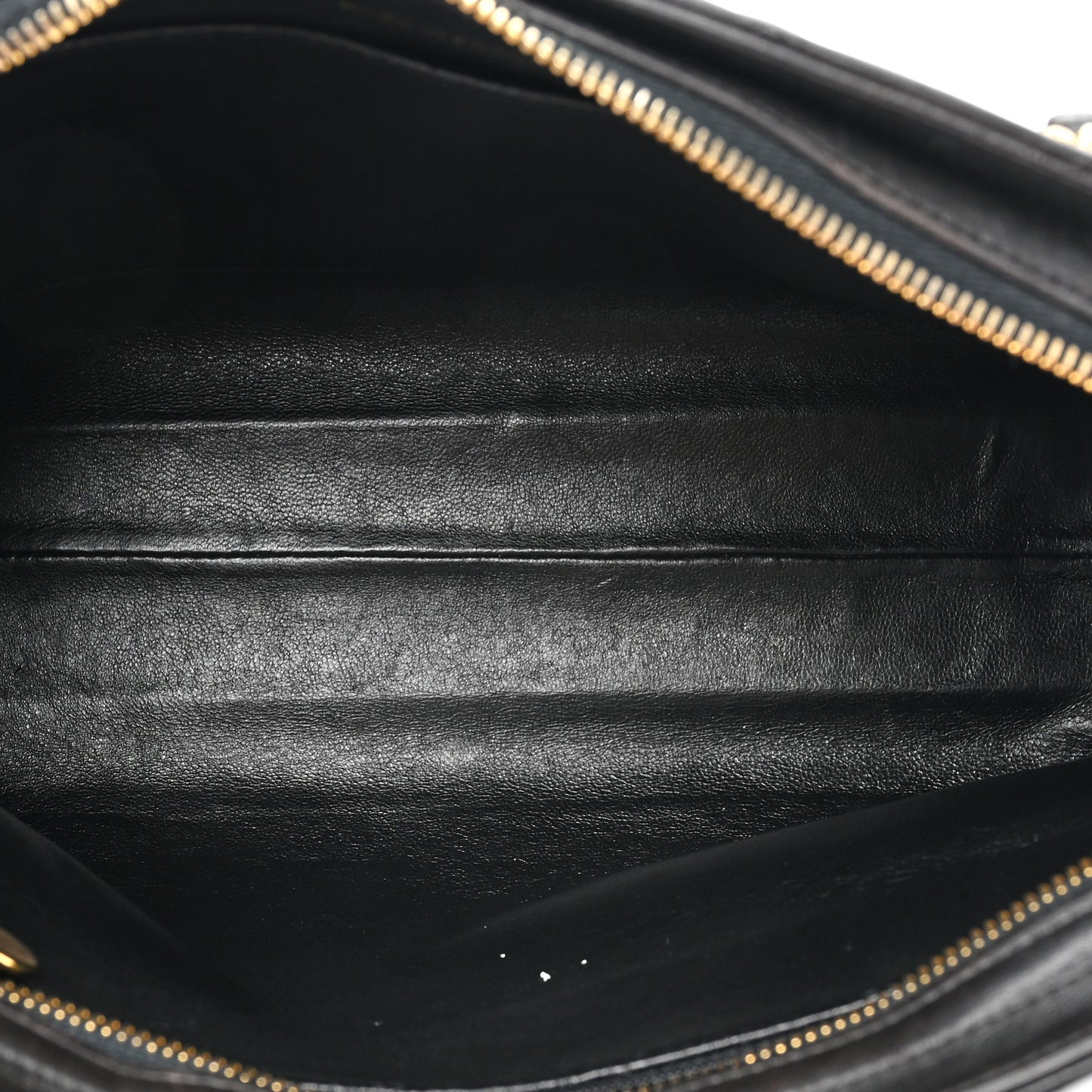 Lambskin Quilted Shoulder Bag Black