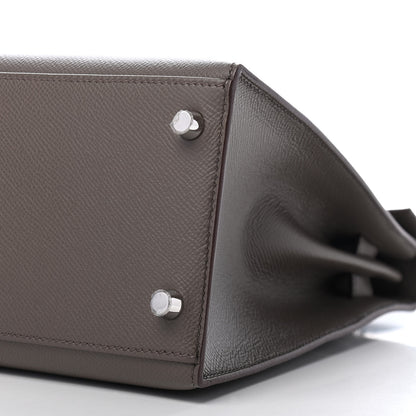 Hermes Epsom Kelly Sellier 28 Etain 10 of 10
