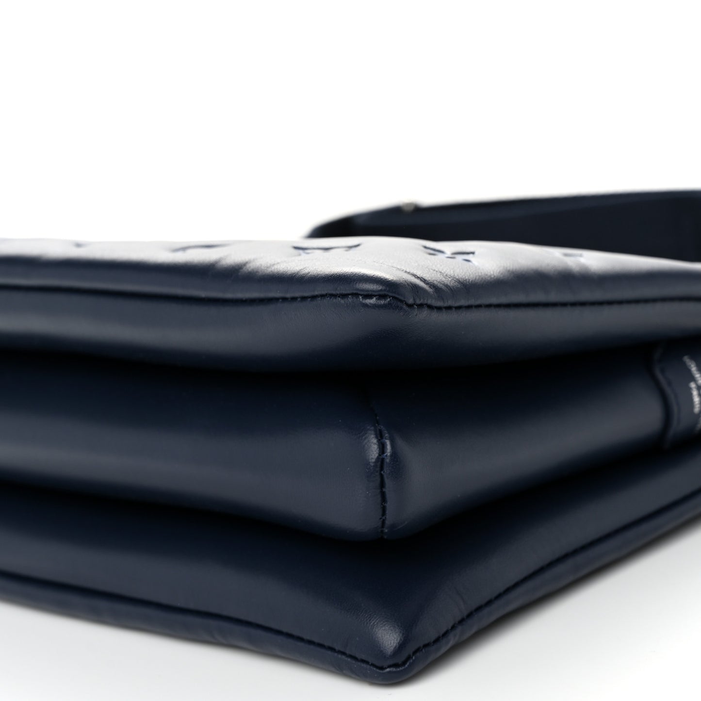 Lambskin Embossed Monogram Coussin PM Navy