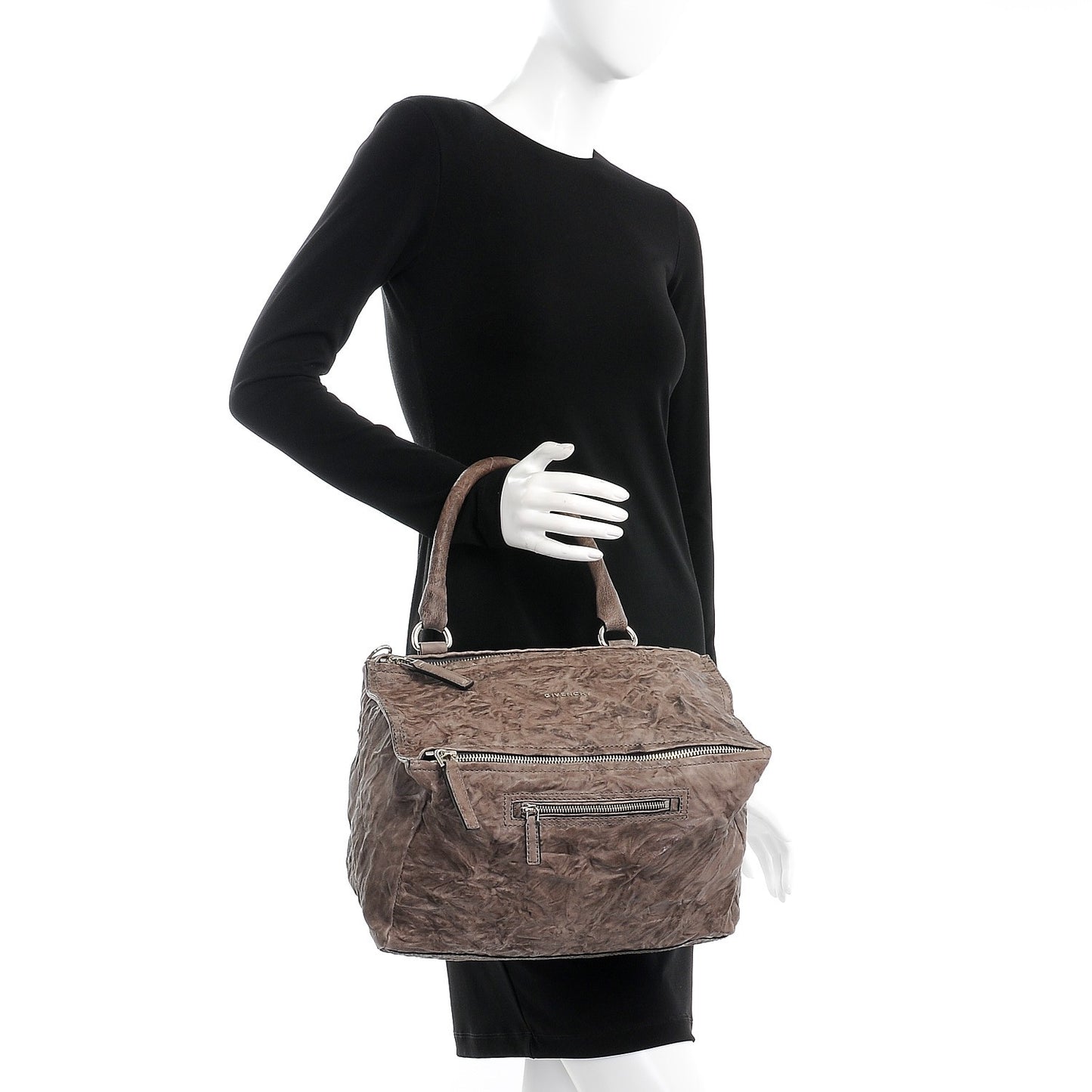 Tumbled Sheepskin Medium Pandora Charcoal