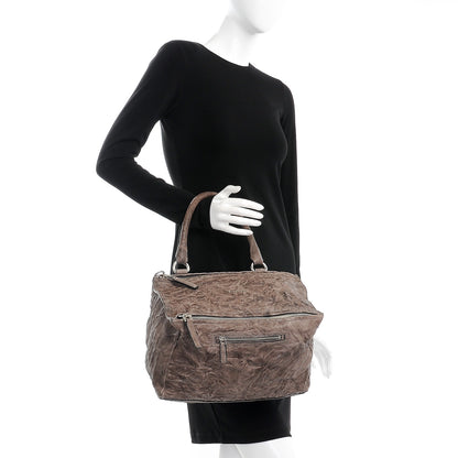 Givenchy Tumbled Sheepskin Medium Pandora Charcoal 3 of 8