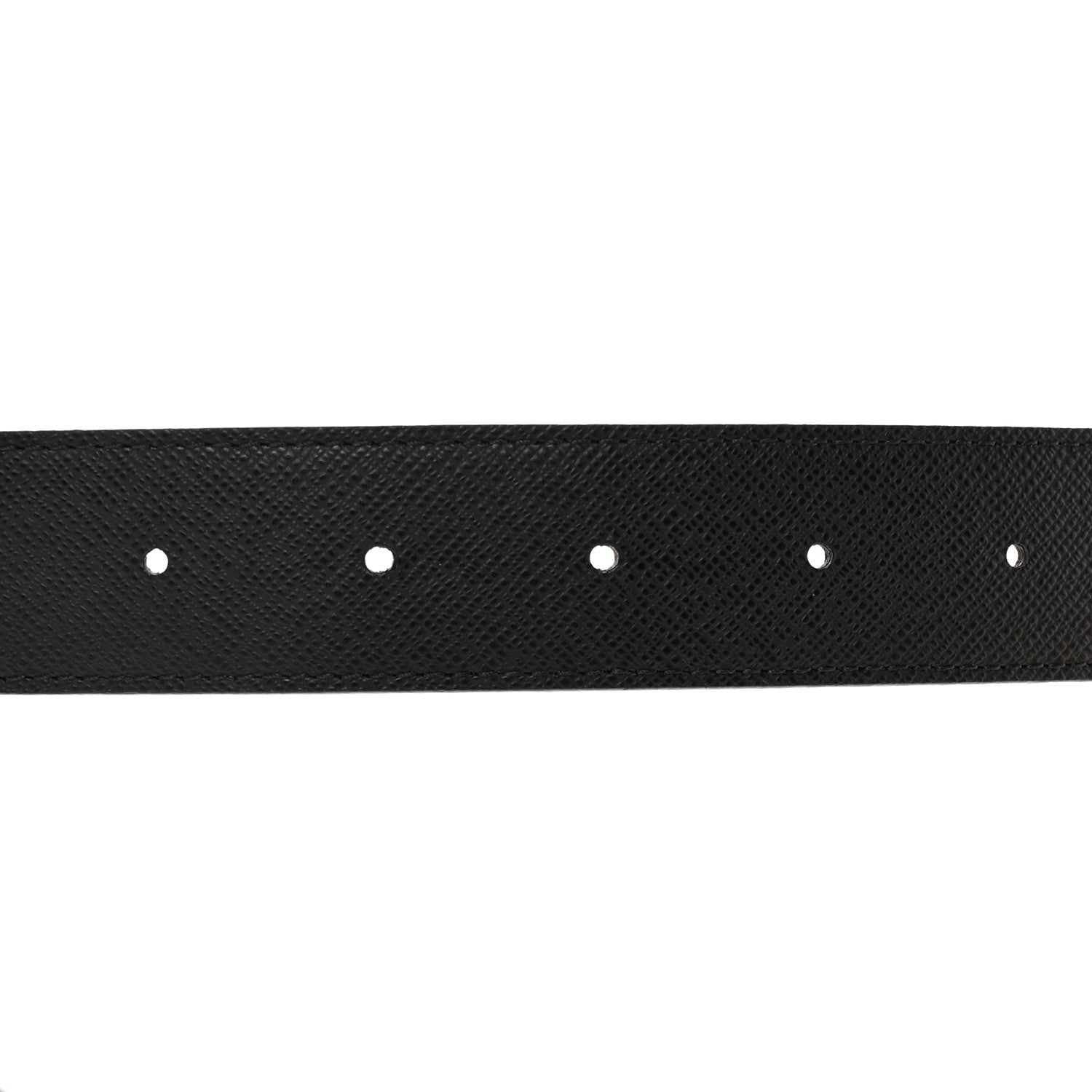 Louis Vuitton Calfskin Monogram 40mm LV Initiales Reversible Belt 85/34 Black 5 of 8