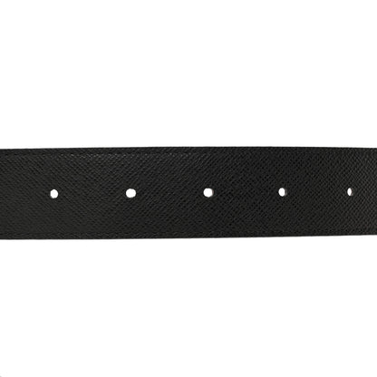 Louis Vuitton Calfskin Monogram 40mm LV Initiales Reversible Belt 85/34 Black 5 of 8