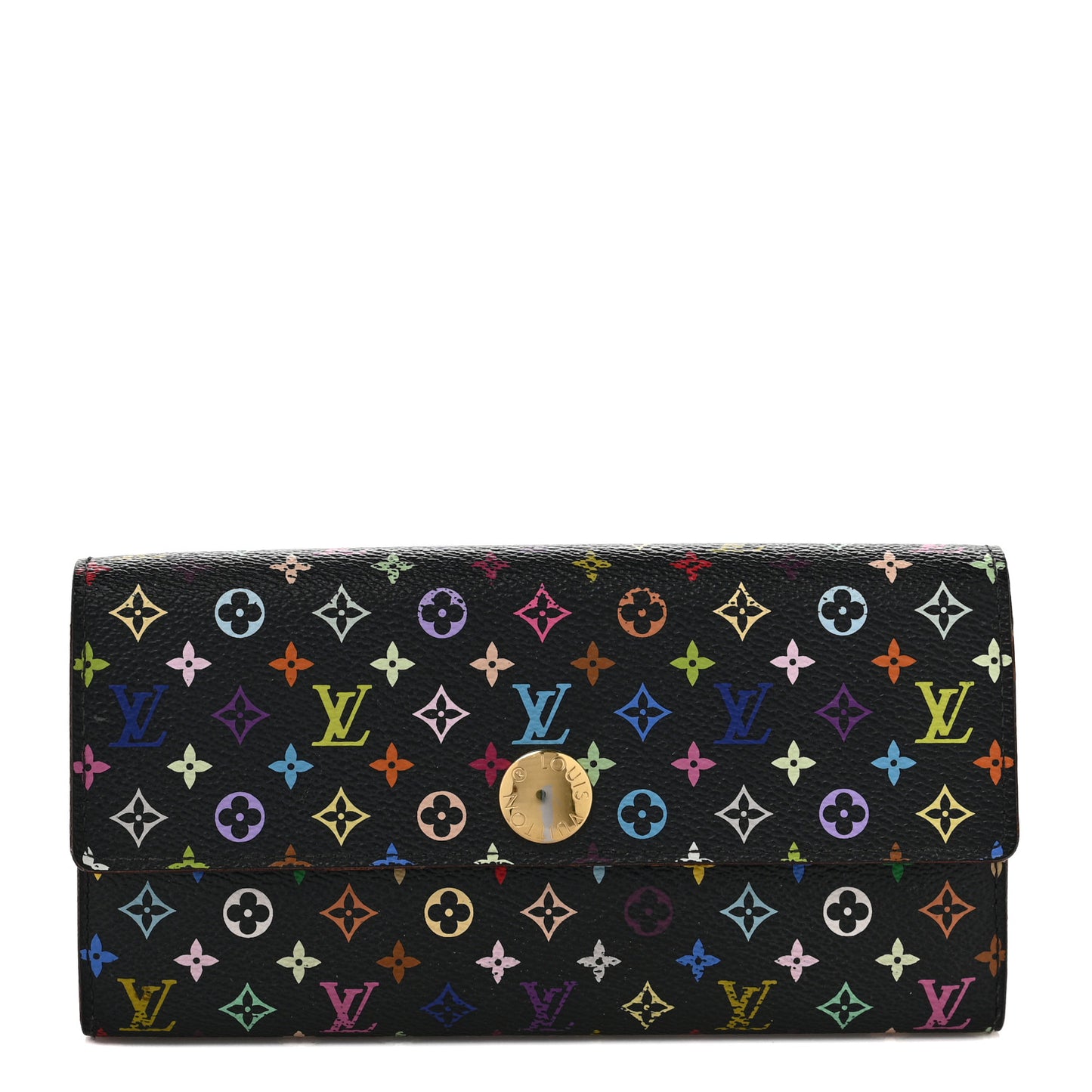 Monogram Multicolor Sarah Wallet Black Grenade
