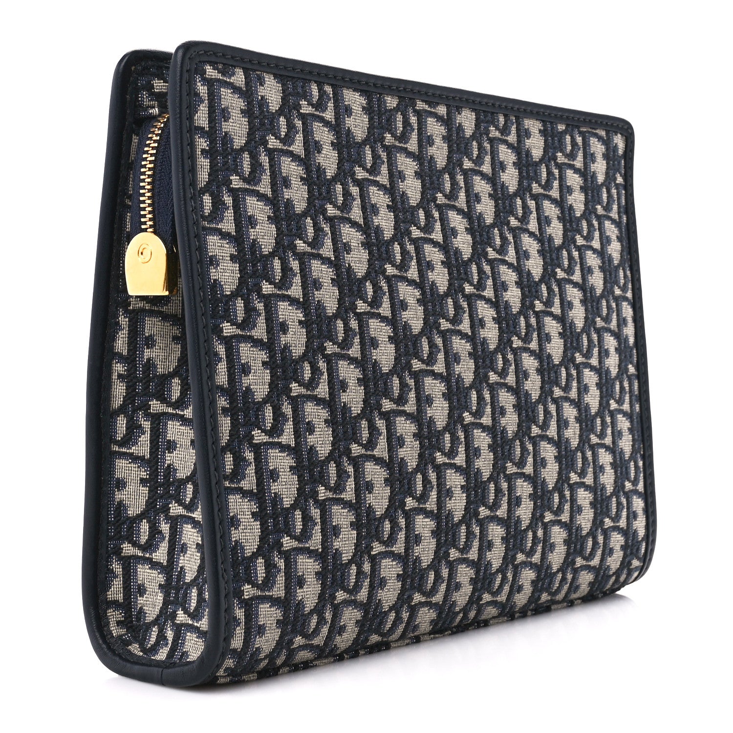 Christian Dior Oblique 30 Montaigne Pouch Blue 3 of 9
