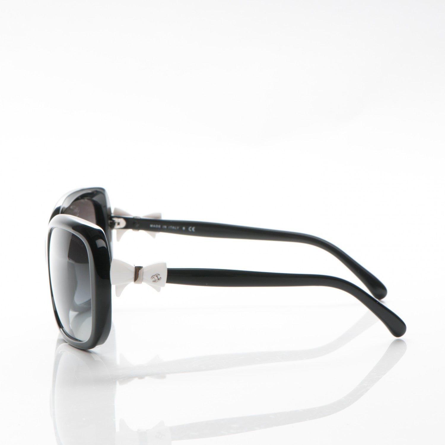 Chanel CC Bow Sunglasses 5171 Black White 3 of 6