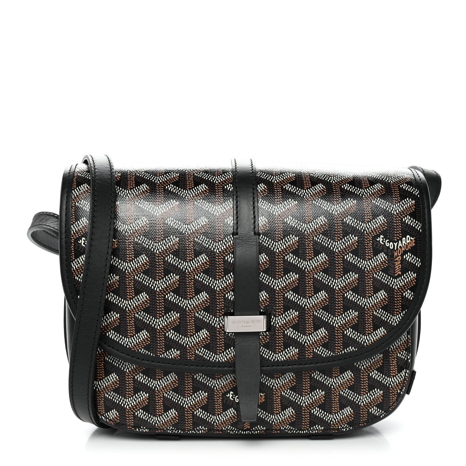 Goyard Goyardine Belvedere II PM Messenger Bag Black 1 of 10