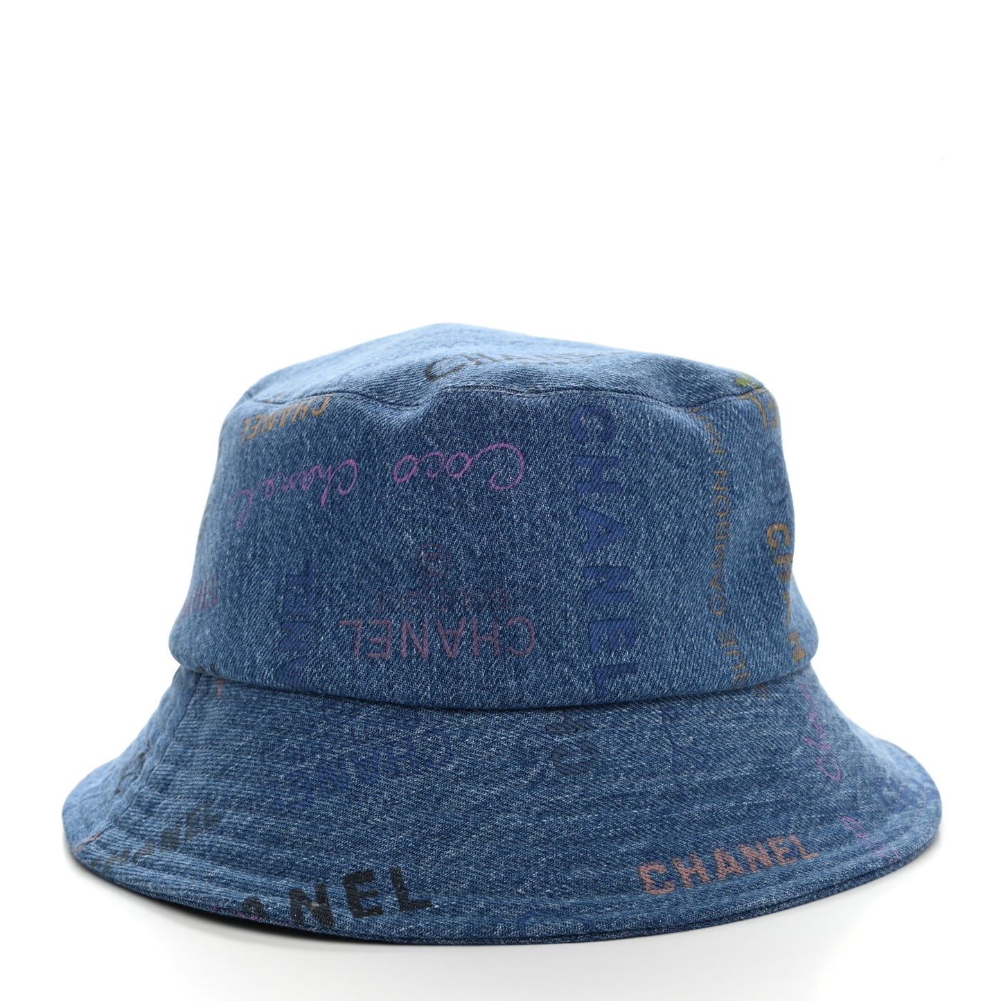 Denim Mood Cloche Bucket Hat M Blue