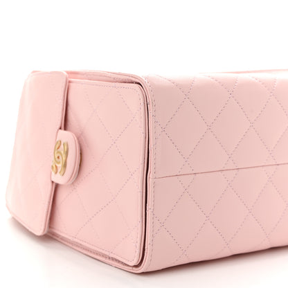 Chanel Caviar Quilted Small Chanel 25 Handbag Light Pink 9 of 11